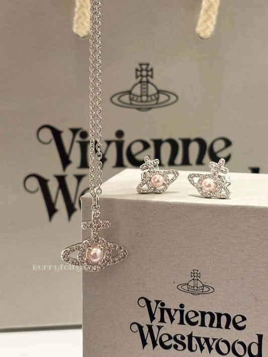 [預購+現貨] Vivienne Westwood Olympia Pink 粉色夾心珍珠系列