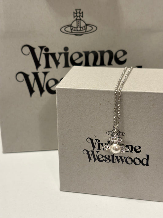 [預購] Vivienne Westwood Feodora 珍珠小土星項鍊