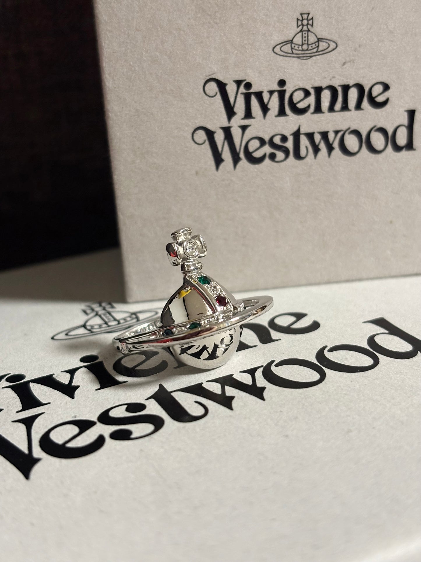 [現貨] Vivienne Westwood Solid Orb Ring NANA同款半圓戒指🪐