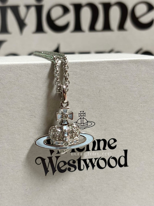 [預購+現貨] 性價比の選 Vivienne Westwood 愛心土星琺瑯項鍊