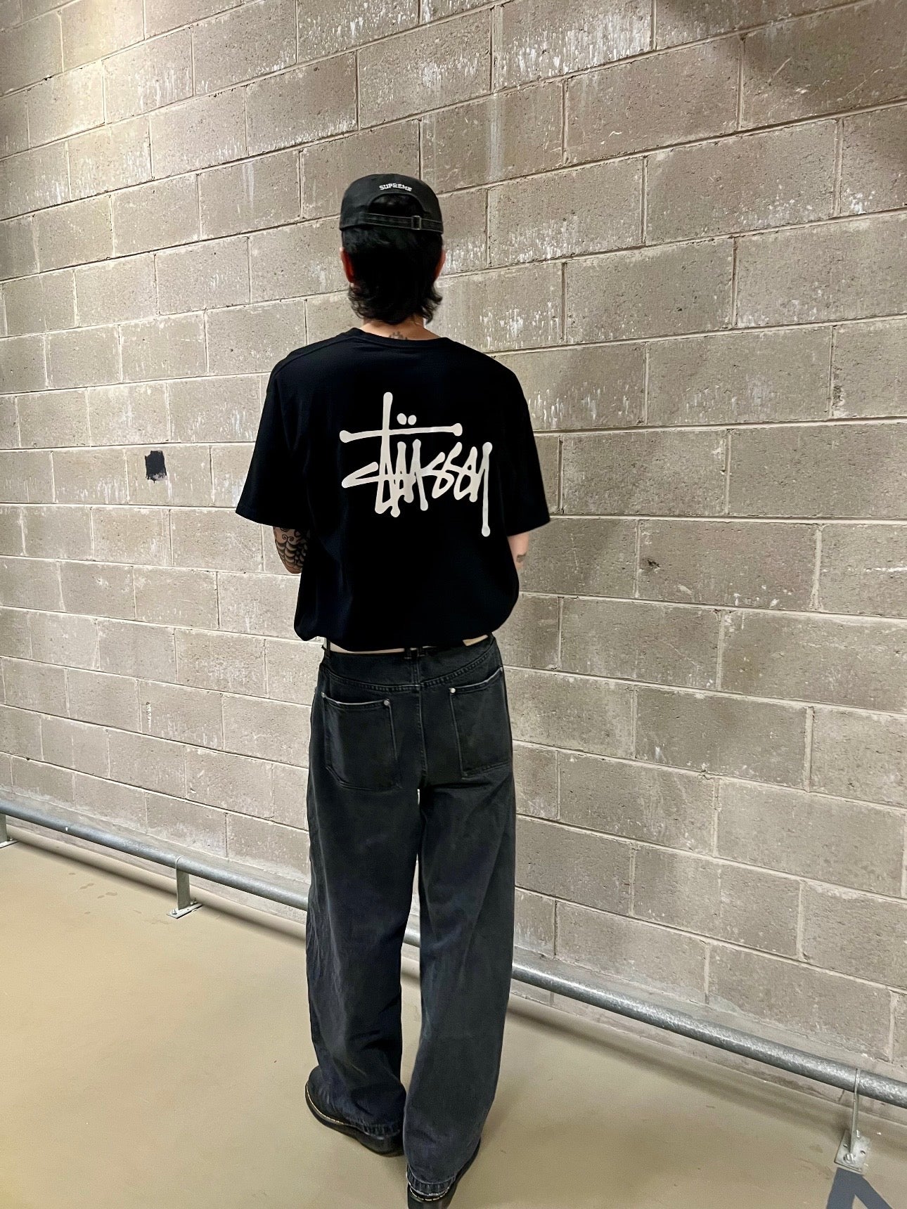[現貨] Stussy BASIC STÜSSY TEE 黑色基本款短袖