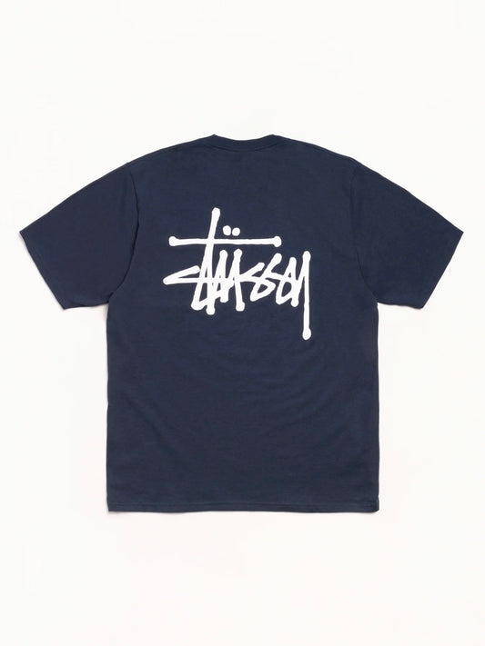 [現貨] Stussy BASIC STÜSSY TEE 深藍色基本款短袖