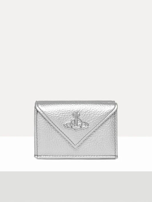 [現貨] Vivienne Westwood 銀色信封短夾
