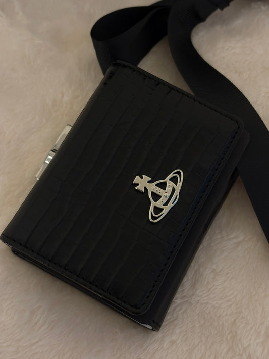 [預購] Vivienne Westwood 蜥蜴紋口金三折短夾