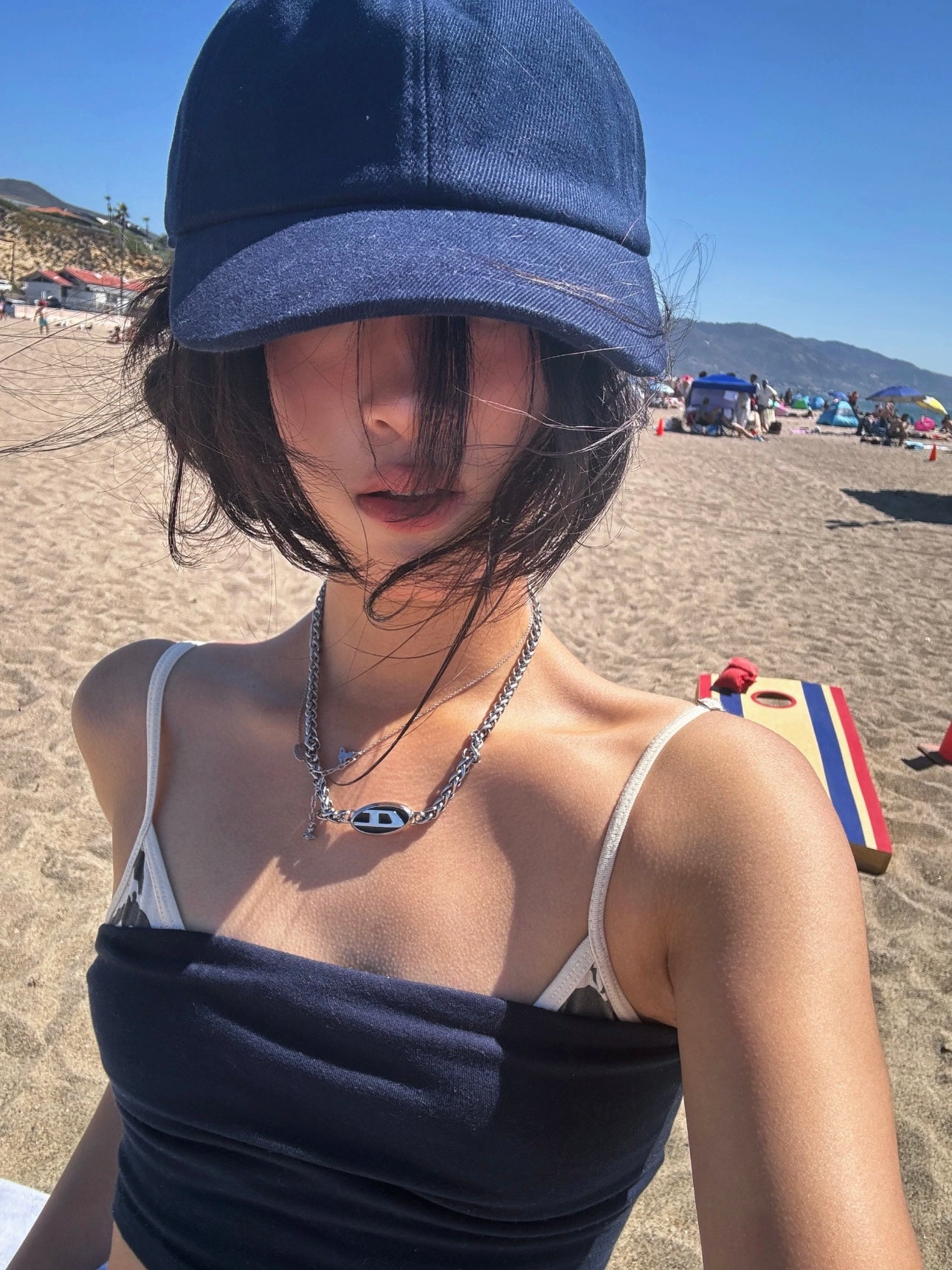 [預購] Diesel 黑色搪瓷項鍊/手鍊