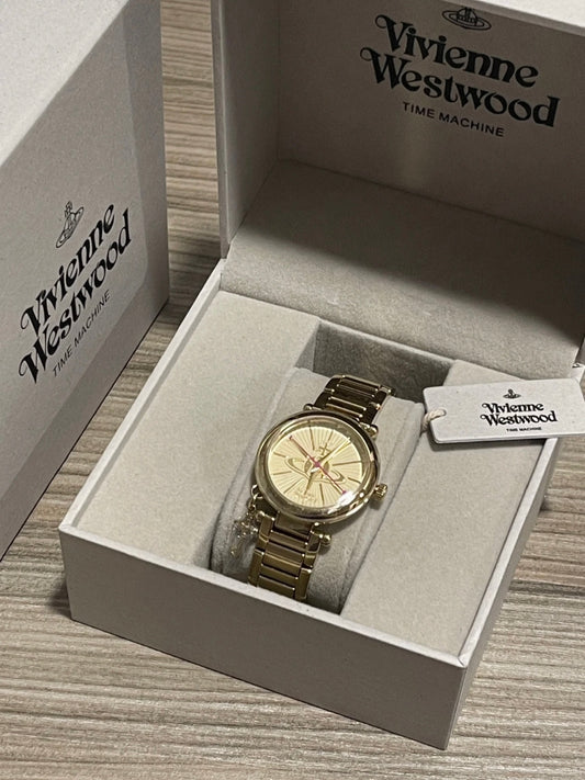 [預購] Vivienne Westwood 金色鑰匙吊墜手錶