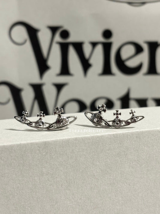 [預購] Vivienne Westwood Candy Earrings 三連土星耳環