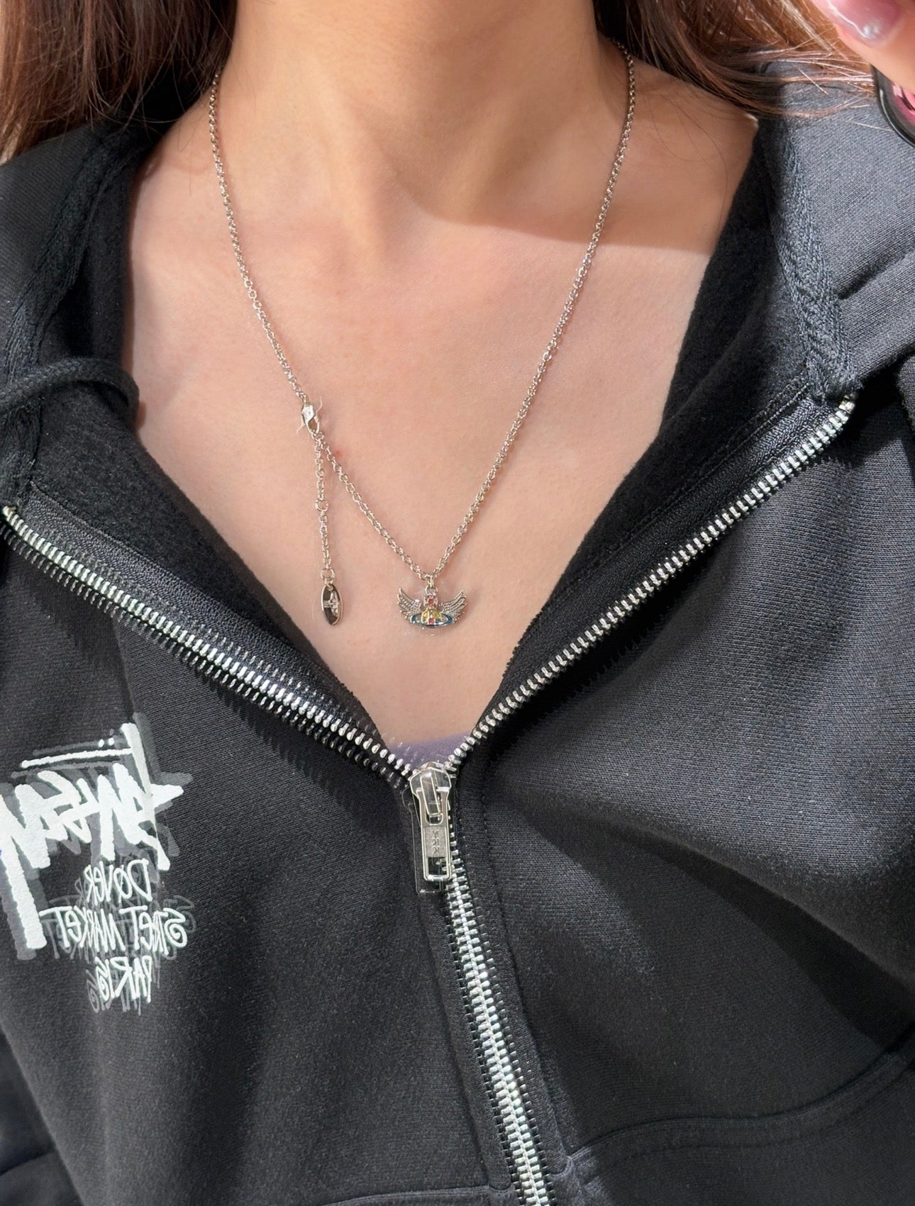 [現貨] Vivienne Westwood 翅膀土星項鍊