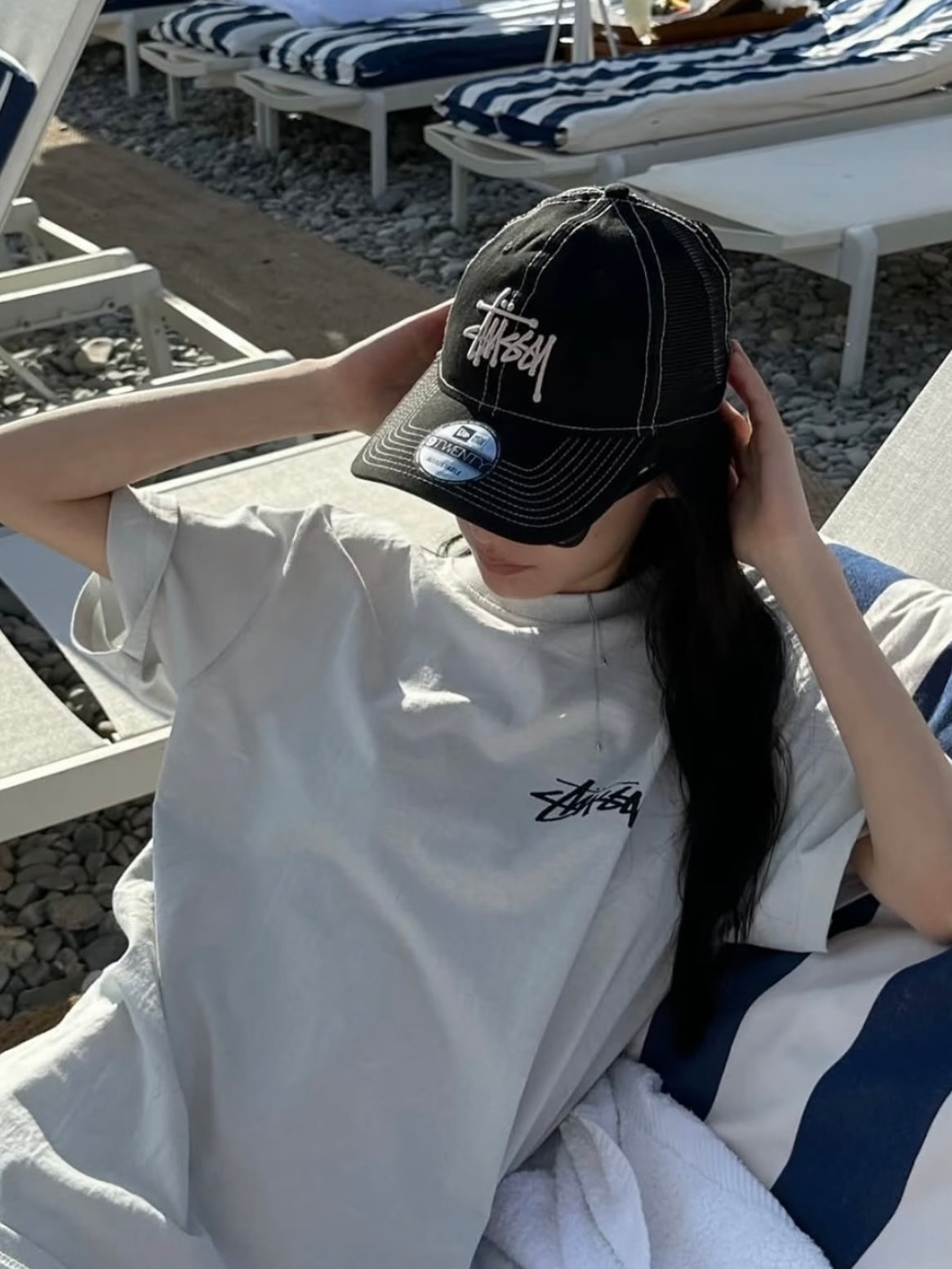 [現貨] Stussy 9TWENTY BASIC TRUCKER 黑色帽子