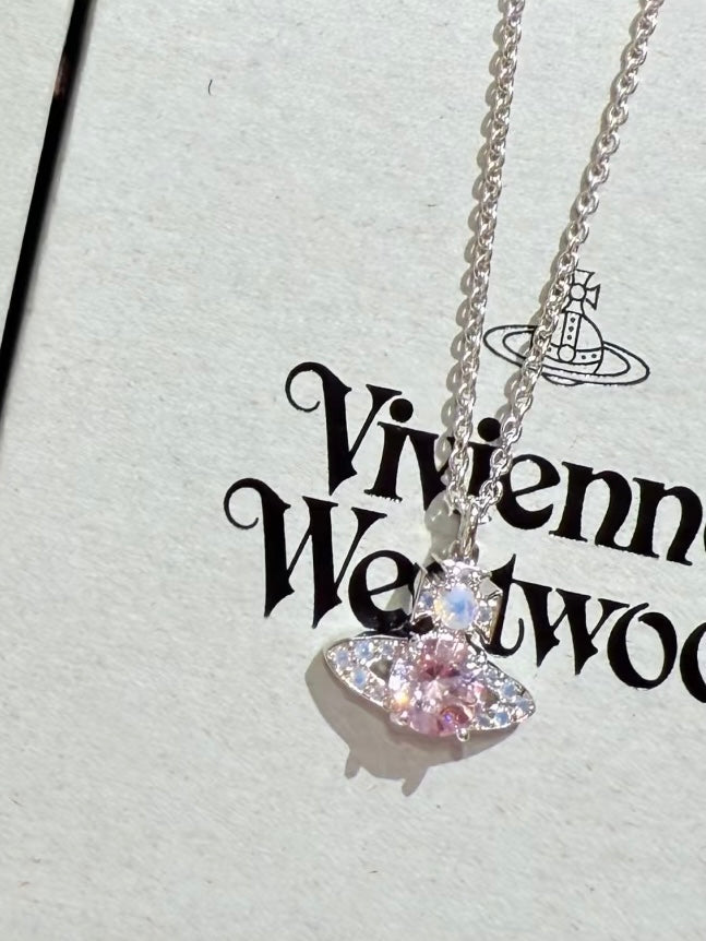 [現貨] Vivienne Westwood Ismene粉色項鍊