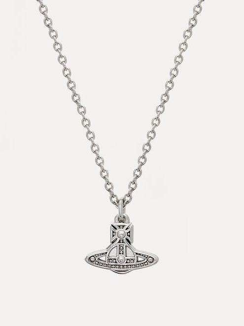 [現貨] Vivienne Westwood Oslo純銀小土星項鍊