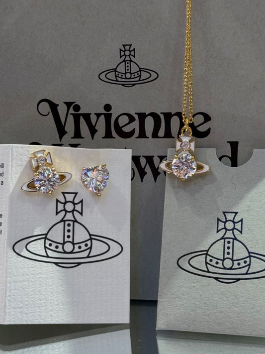 [新品預購] Vivienne Westwood Millie愛心鑽項鍊