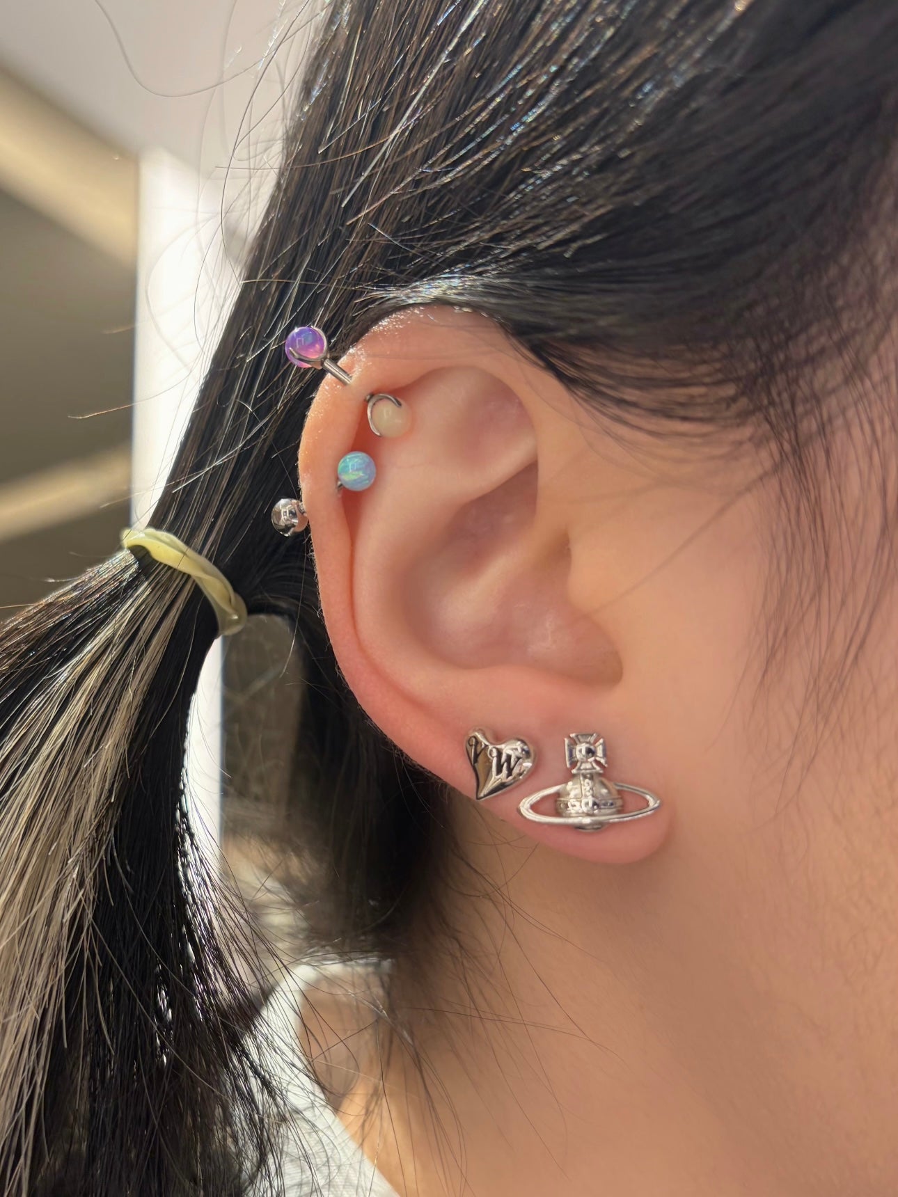 [預購+現貨] 925純銀!! Vivienne Westwood Leodaria Earrings AB款耳釘