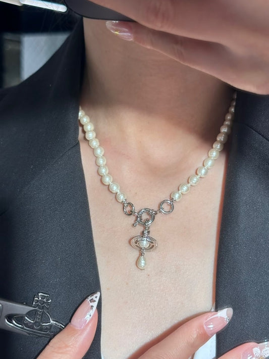 [預購] Vivienne Westwood Aleksa Pearl Necklace 珍珠巴洛克項鍊