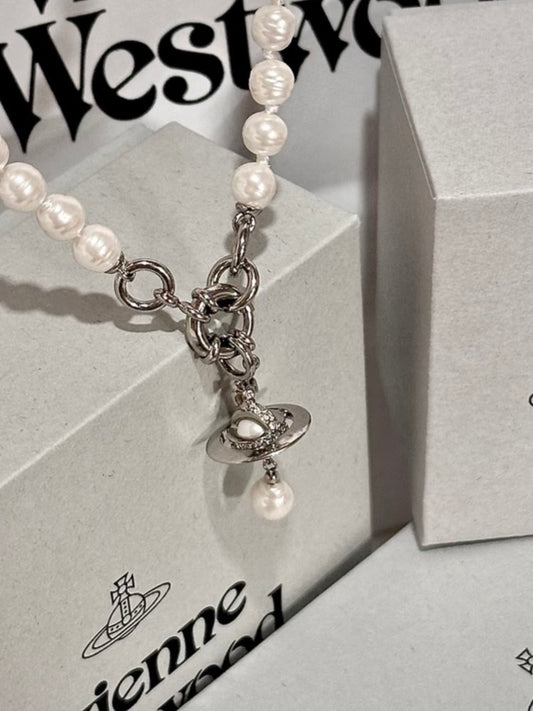 [預購] Vivienne Westwood Aleksa Pearl Necklace 珍珠巴洛克項鍊