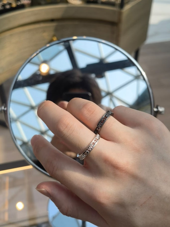 [現貨] Vivienne Westwood Westminster 鏤空戒指XS