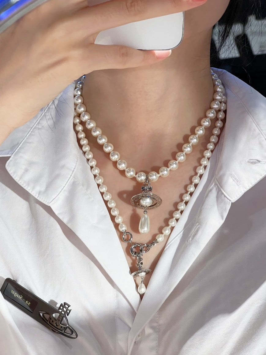 [現貨] Vivienne Westwood Aleksa Pearl Necklace 珍珠巴洛克項鍊