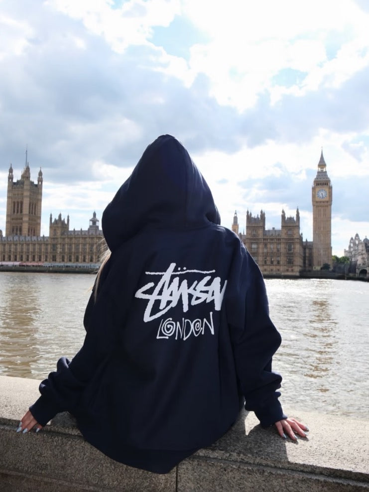 [英國現貨] Stussy倫敦限定拉鍊外套 S