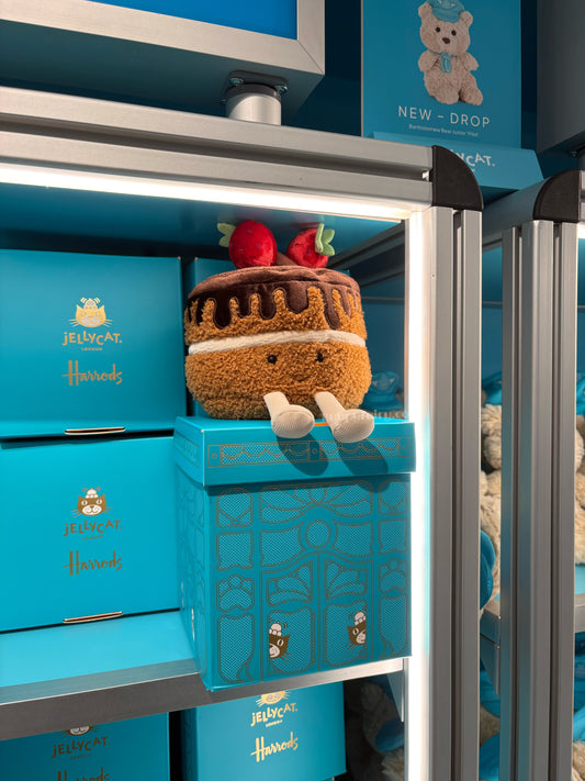 [英國限定] JellyCat x Harrods 限定巧克力蛋糕
