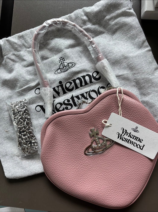 [現貨] Vivienne Westwood 粉色愛心包