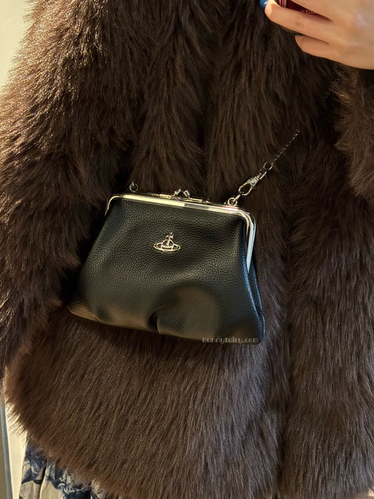 [預購] Vivienne Westwood 荔枝皮口金餃子包