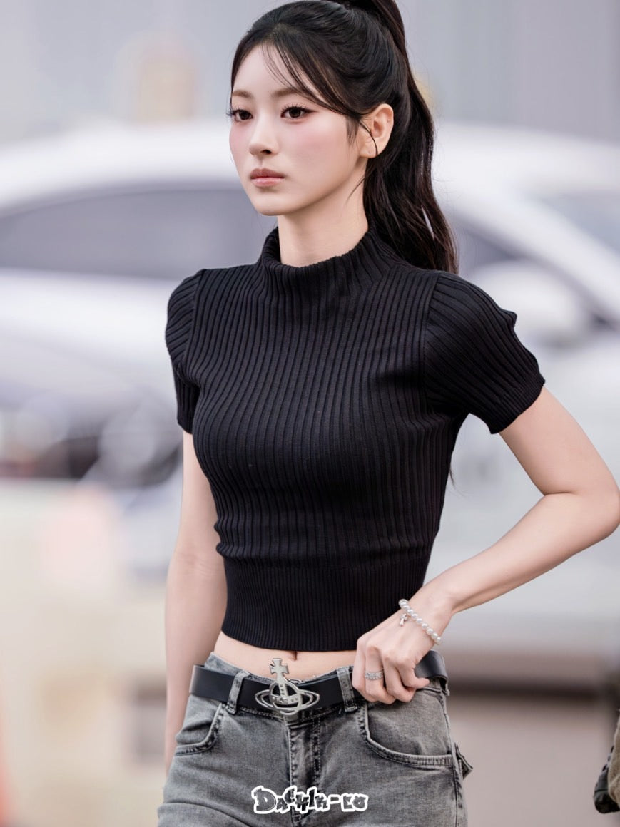 [預購] Meovv Anna同款🖤Vivienne Westwood Small Line Orb皮帶