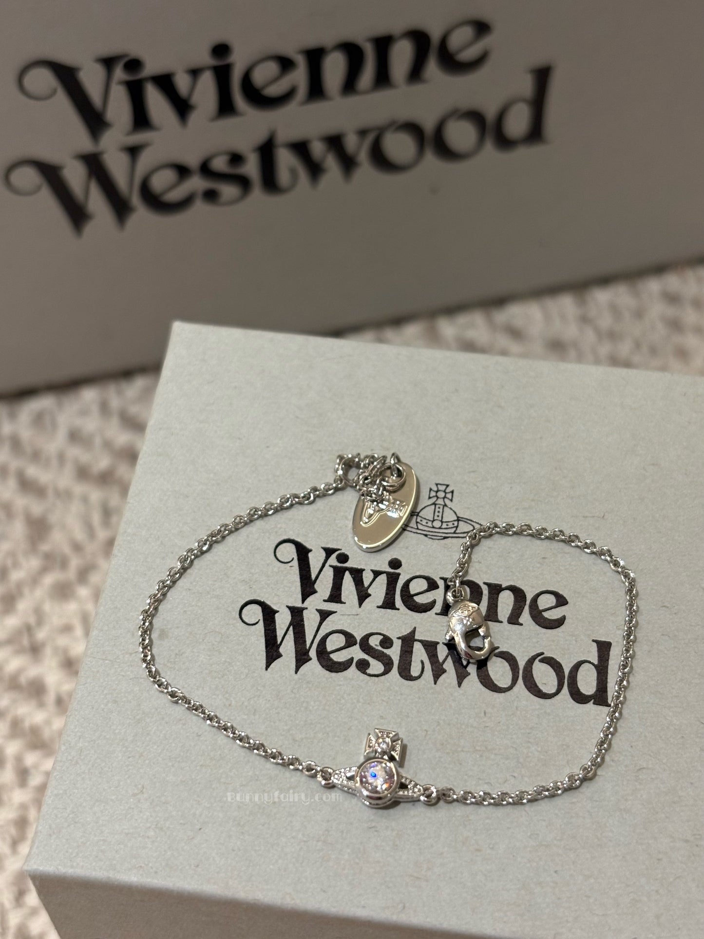 [預購] Vivienne Westwood London Bracelet 迷你單鑽手鍊 疊戴必備!!