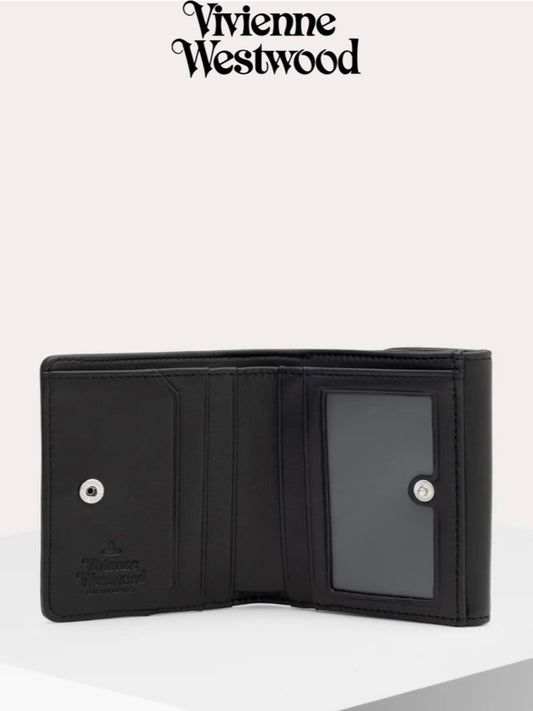 [預購] Vivienne Westwood 彩標小羊皮三折短夾