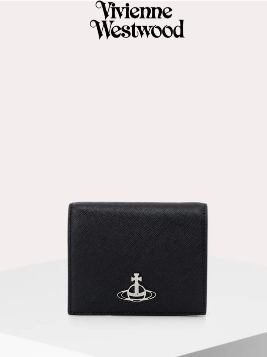 [預購] Vivienne Westwood 十字紋兩折短夾