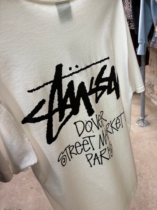 [4月巴黎連線現貨] Stussy x 巴黎DSM限定短袖 白色M