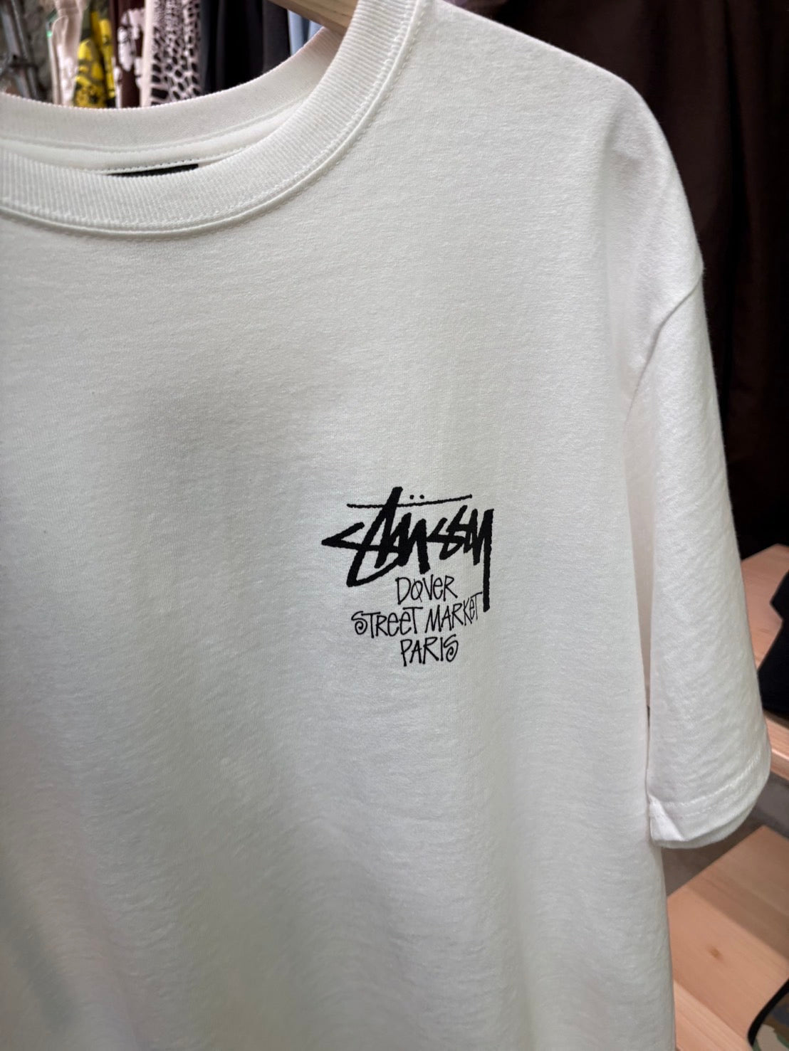 [4月巴黎連線現貨] Stussy x 巴黎DSM限定短袖 白色M