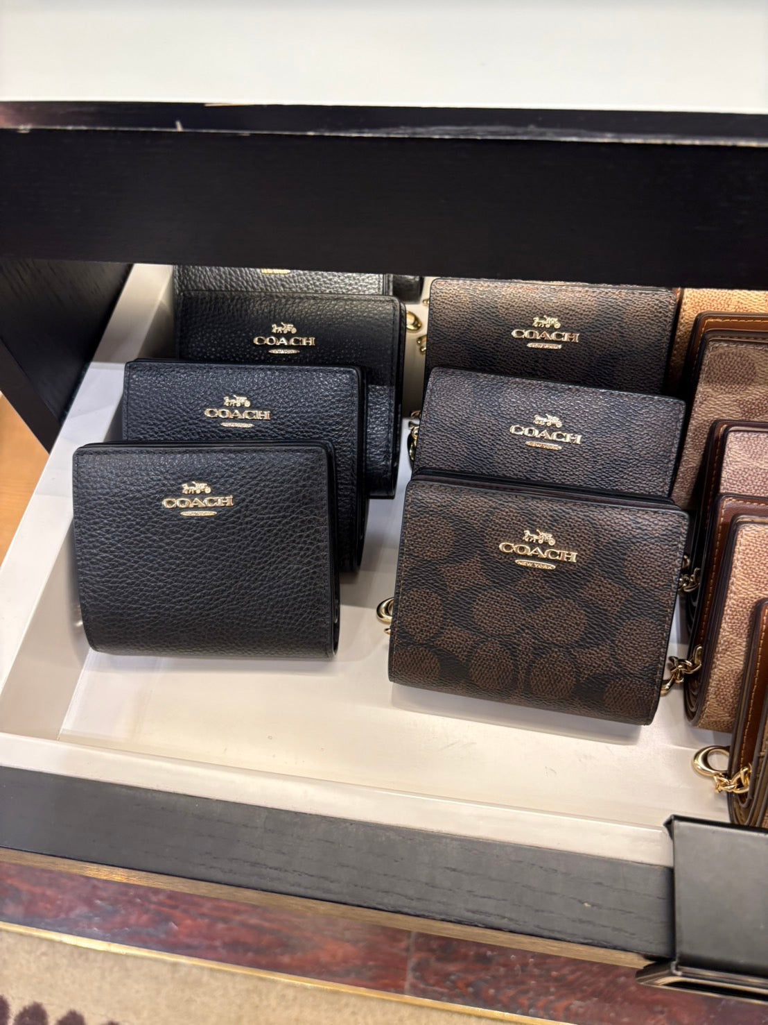 [預購+現貨] Coach Snap Wallet 兩折錢包 多色