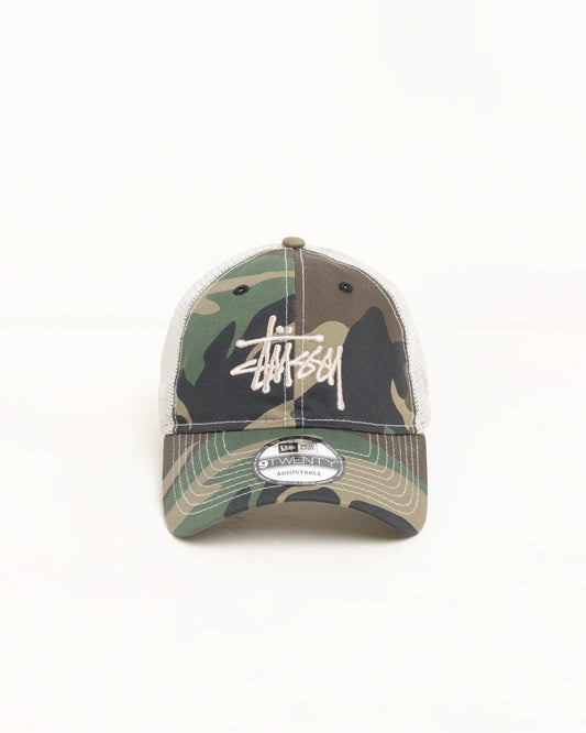 [現貨] 朴燦烈同款 Stussy 9TWENTY BASIC TRUCKER 迷彩帽子