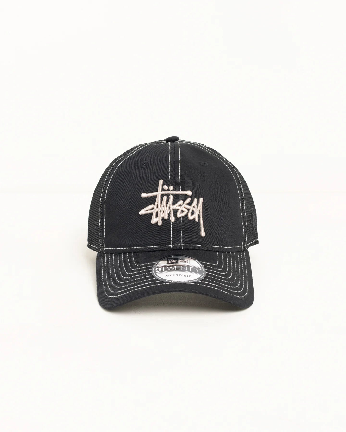 [現貨] Stussy 9TWENTY BASIC TRUCKER 黑色帽子