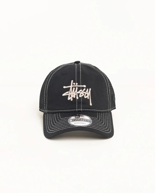 [現貨] Stussy 9TWENTY BASIC TRUCKER 黑色帽子