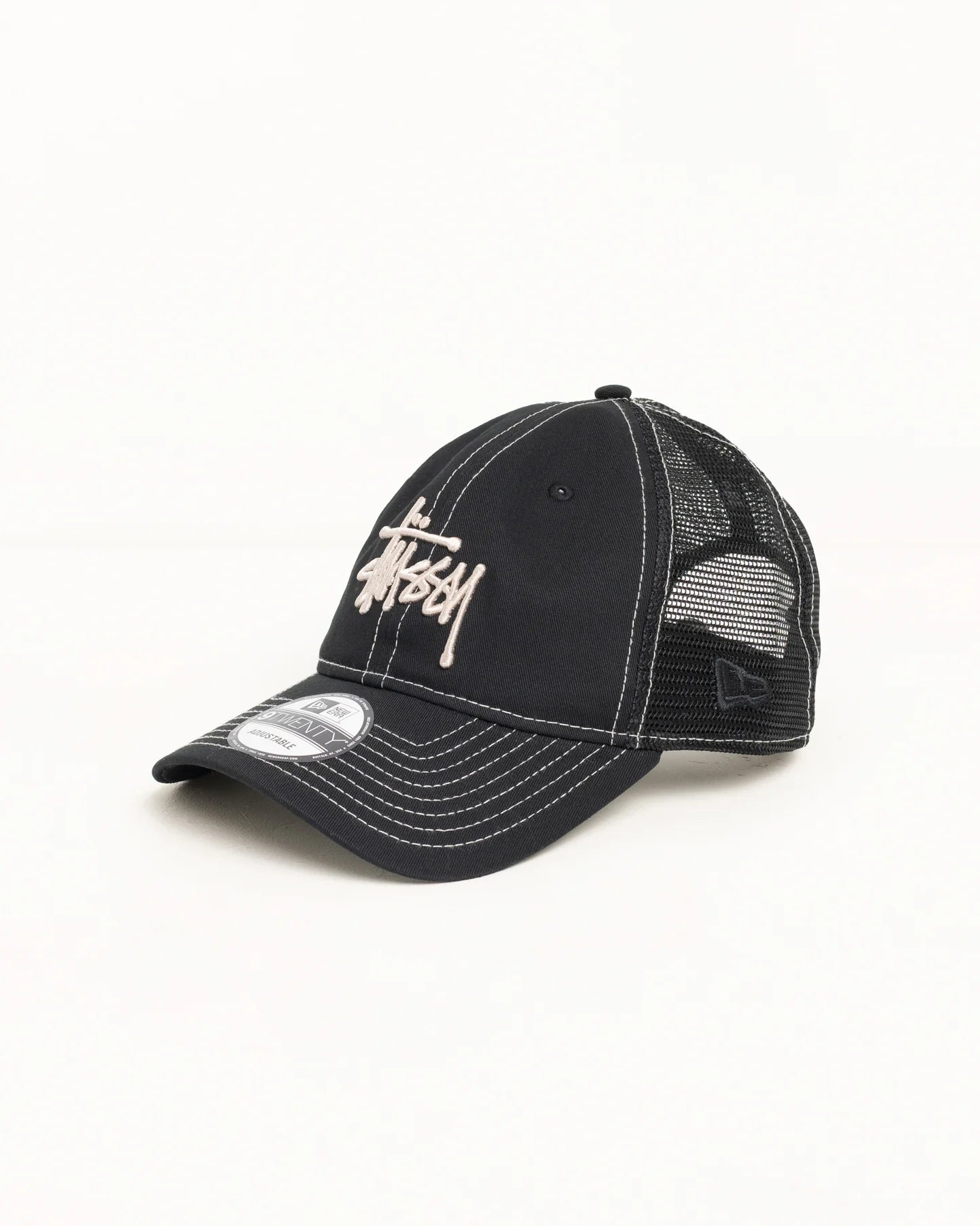 [現貨] Stussy 9TWENTY BASIC TRUCKER 黑色帽子