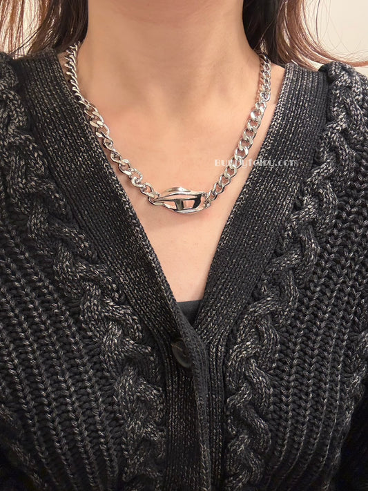 [預購] Diesel DX1412040 不鏽鋼古巴鏈項鍊