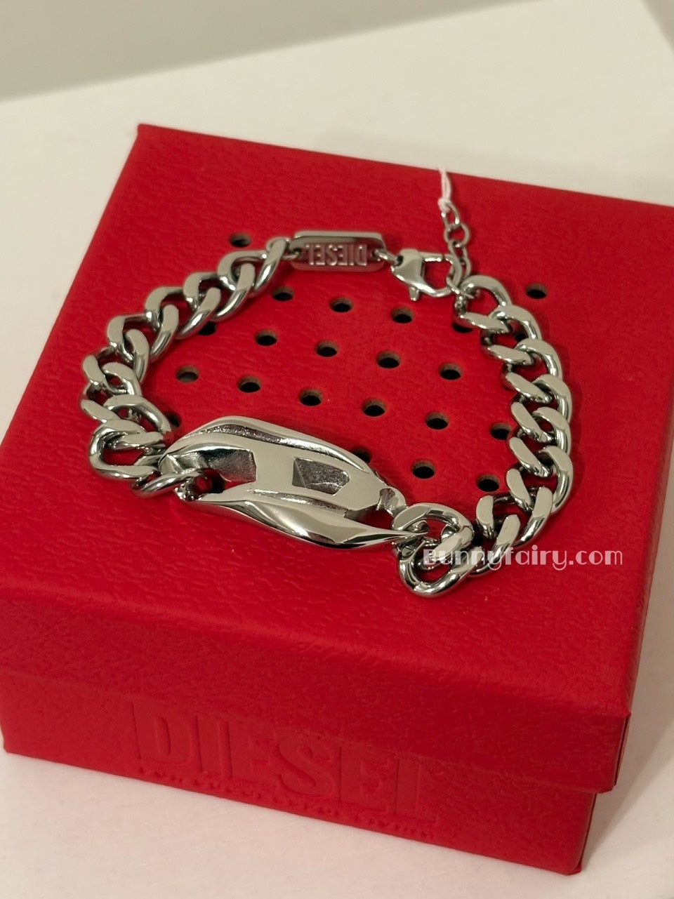 [預購] Diesel DX1413040 不鏽鋼古巴鏈手鍊