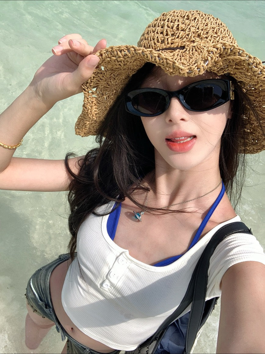 [現貨] Vivienne Westwood 中號Orb項鍊 湖水藍