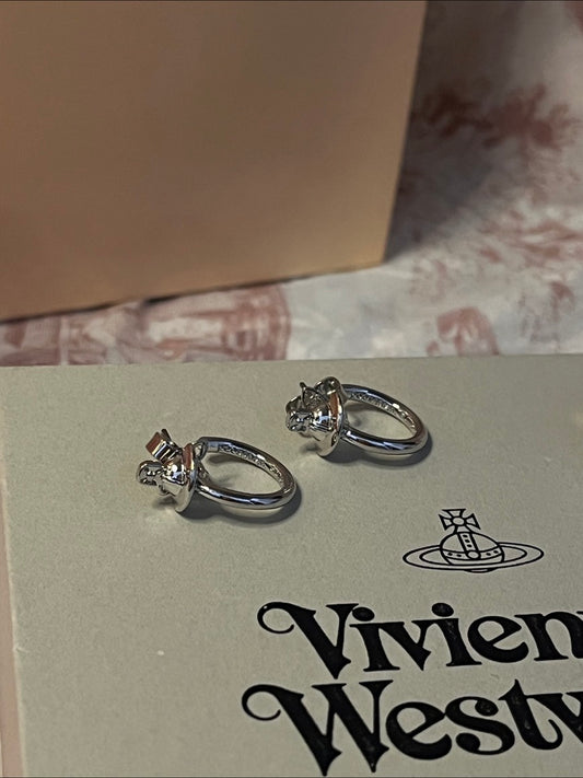 [預購] Vivienne Westwood Vera素圈耳環