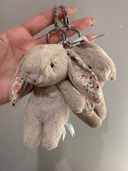 [絕版品 僅供欣賞] JellyCat 碎花兔兔吊飾