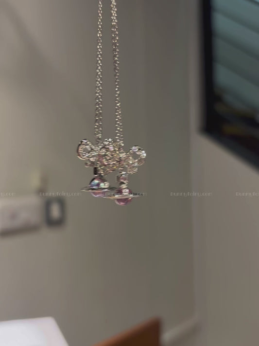 [預購] 925純銀 Vivienne Westwood Octavie Necklace 蝴蝶結Orb項鍊